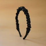 Gather Headband Enamel Black