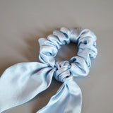 Sky Blue Ribbon Scrunchie