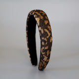 OG Headband Brown Leopard No Studs