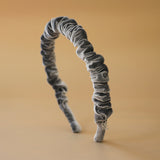 Gather Headband Velor Silver