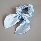 Sky Blue Ribbon Scrunchie
