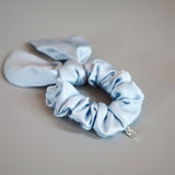 Sky Blue Ribbon Scrunchie