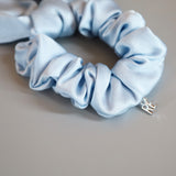 Sky Blue Ribbon Scrunchie