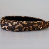 OG Headband Brown Leopard No Studs