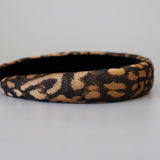 OG Headband Brown Leopard No Studs