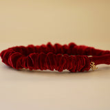 Gather Headband Velor Red