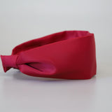 Wide Headband Red Nylon