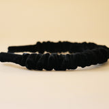 Gather Headband Velor Black