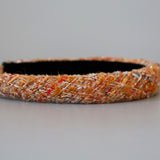 Slender Headband Brown Tweed
