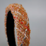 OG Headband Brown Tweed