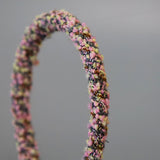 Tight Headband Pink Tweed