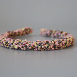 Tight Headband Pink Tweed