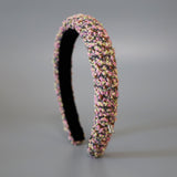 Slender Headband Pink Tweed