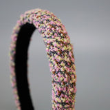 Slender Headband Pink Tweed