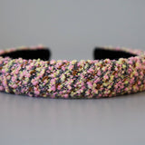 Slender Headband Pink Tweed