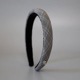 Slender Headband Black Mix Check