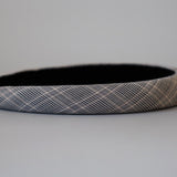 Slender Headband Black Mix Check