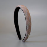 Slender Headband Red Mix Check