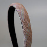 Slender Headband Red Mix Check