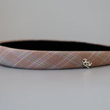 Slender Headband Red Mix Check