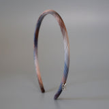 Tight Headband Brown Mix Check