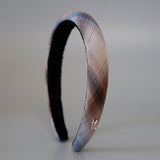 Slender Headband Brown Mix Check