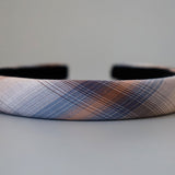 Slender Headband Brown Mix Check