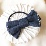 Denim Ribbon Pony