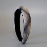 OG Headband Black White Check