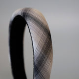 OG Headband Black White Check