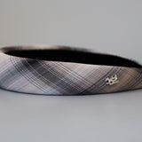 OG Headband Black White Check