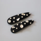 Hair Pin Black Silver