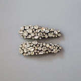 Hair Pin Full Silver Studs