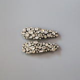 Hair Pin Full Silver Studs