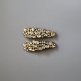 Hair Pin Full Gold Studs