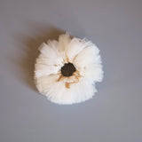 White Tutu Frill Scrunchie