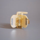 Cream White Big Pearl Hair Clip