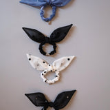 Blue Sheer Dot Ribbon Pony