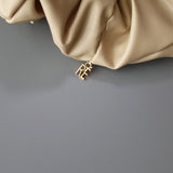 Beige Eco Leather Scrunchie