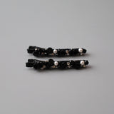 Black Studs Hair Clip