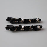Black Studs Hair Clip