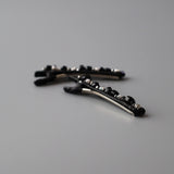 Black Studs Hair Clip
