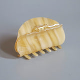 Caramel Marble Gloss Lip Clip