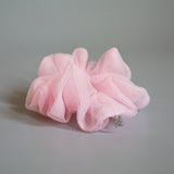 Sheer Pink Organdy Scrunchie