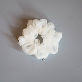 White Veil Organdy Scrunchie