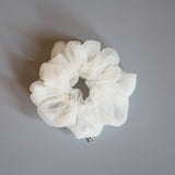 White Veil Organdy Scrunchie