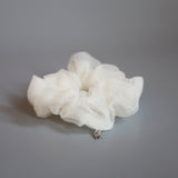 White Veil Organdy Scrunchie