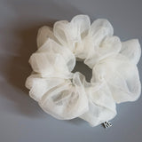 White Veil Organdy Scrunchie