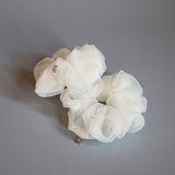White Veil Organdy Scrunchie