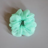 Mint Green Organdy Scrunchie